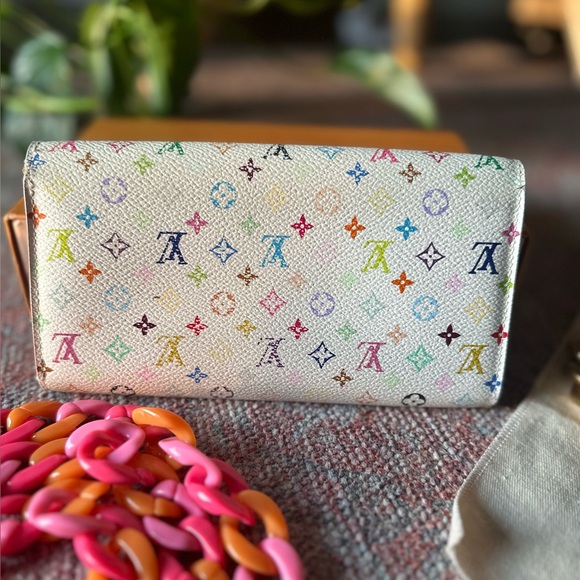 🚨Deal Alert Louis Vuitton Multicolor Sarah Long Wallet 💎Authentic - Picture 5 of 15